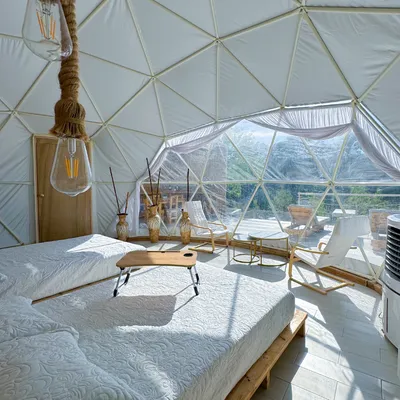 VXM viajando por mexico - domo glamping mezquite - sapioris Durango - interior